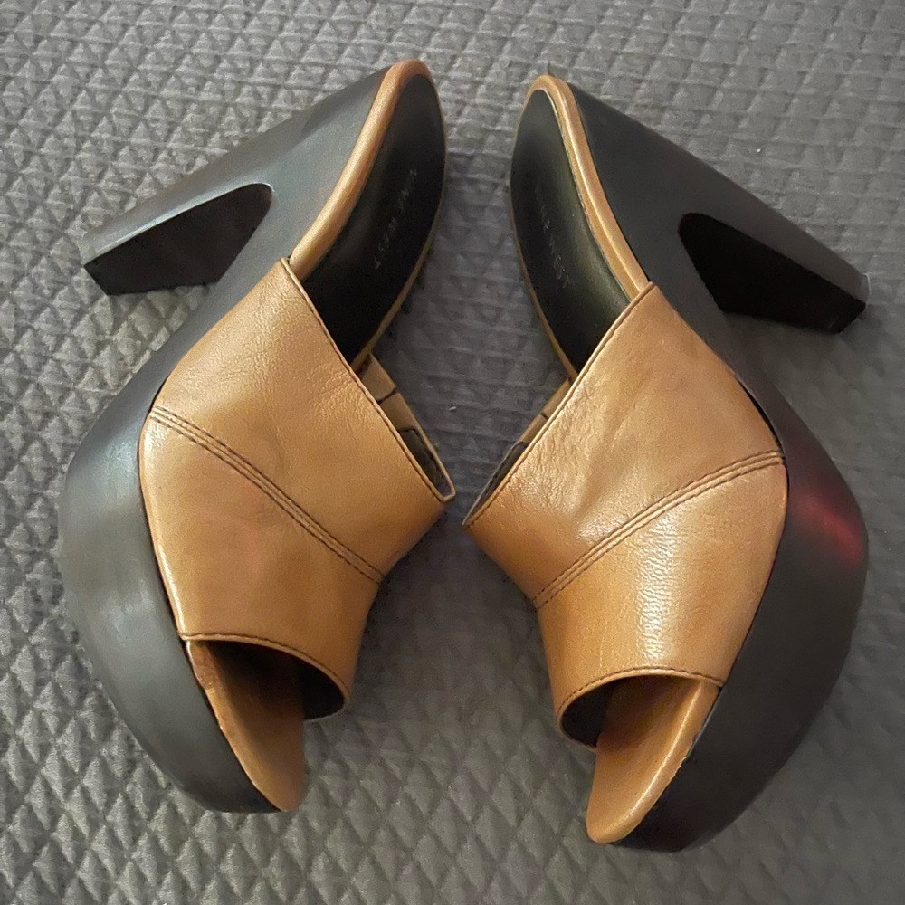 Nine West NWVAQUERO DK NATURAL LEATHER Comfy
